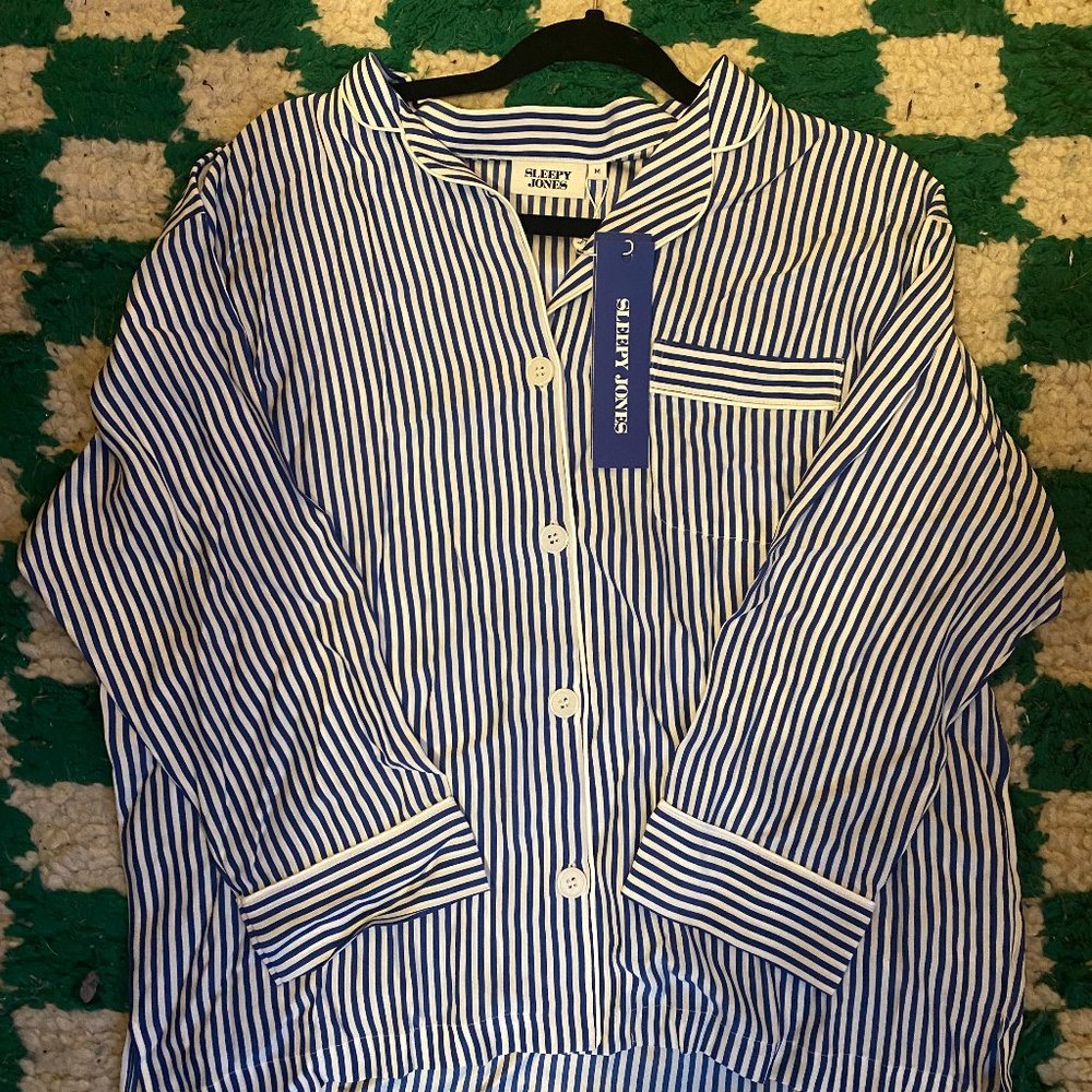 Sleepy Jones Washable Silk Pajamas - M